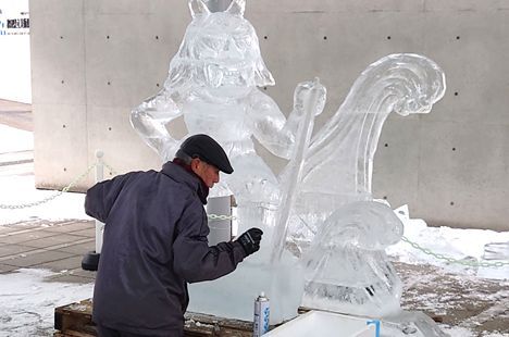 制作実演(昨年の様子)