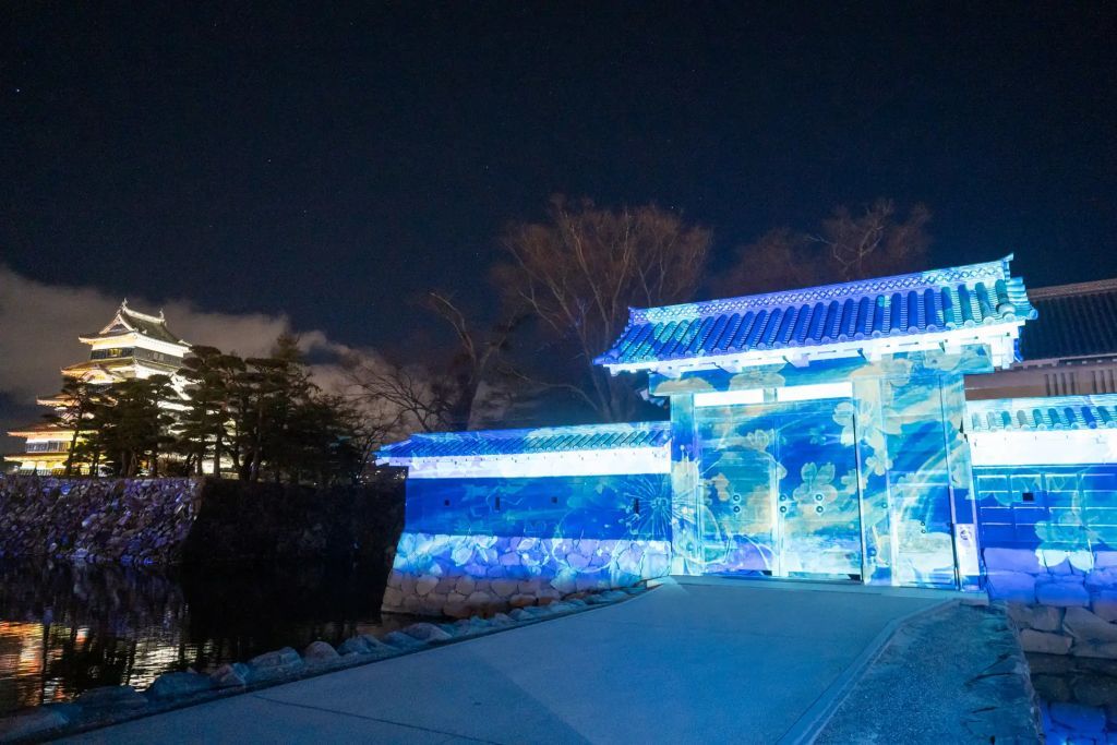 「国宝 松本城天守 プロジェクションマッピング 2025-2026」第1期公式記録写真