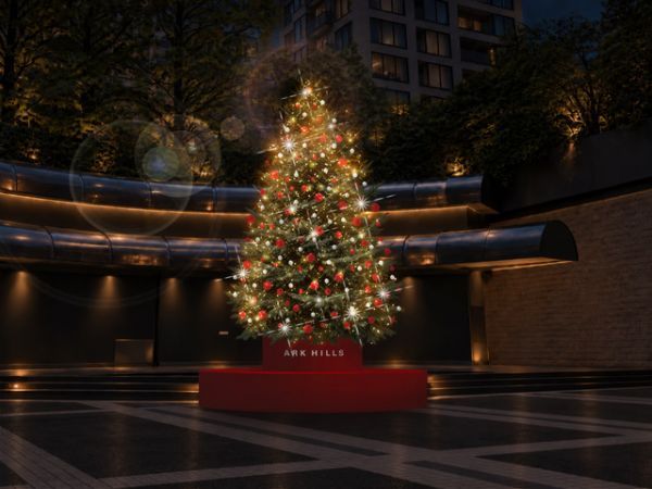 オーセンティックなクリスマスツリー