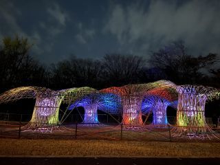 「筑北フォトフレンド」さんからの投稿写真@満月とイルミネーション