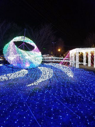 「リンゴちゃん」さんからの投稿写真＠SAKU BLOOMイルミネーション2018