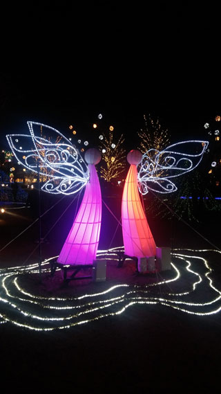 「リンゴちゃん」さんからの投稿写真＠SAKU BLOOMイルミネーション2018