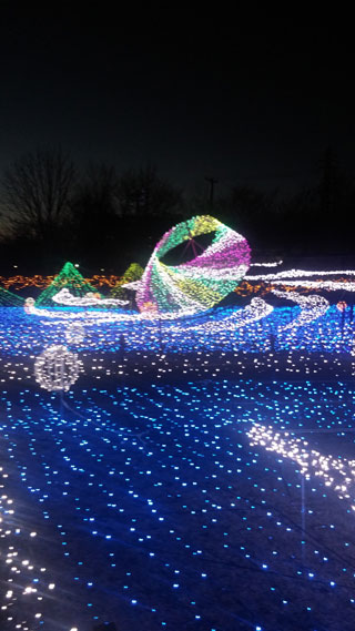 「リンゴちゃん」さんからの投稿写真＠SAKU BLOOMイルミネーション2018