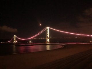 「紘史」さんからの投稿写真＠明石海峡大橋ライトアップ