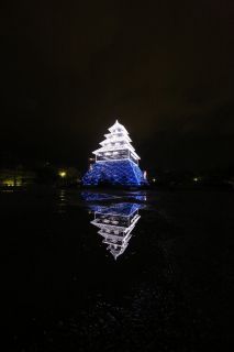 「0619.shin 」さんからの投稿写真＠大分城址公園仮想天守イルミネーション