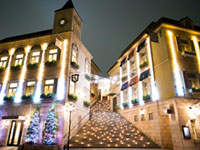 覚王山ル・アンジェ教会 クリスマスイルミネーションの写真