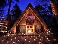 軽井沢高原教会 星降る森のクリスマスの写真