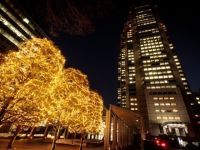 新宿パークタワーのクリスマスの写真