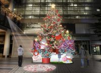 たまプラーザ テラス クリスマスイルミネーションの写真