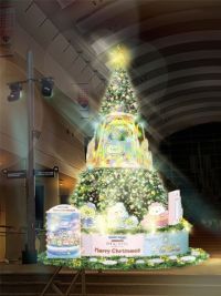 クイーンズスクエア横浜クリスマス ×『映画 すみっコぐらし 空の王国とふたりのコ』キラキラたからものクリスマスの写真