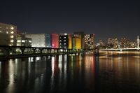 東京倉庫ライトアップ－ヒカリノソウコ－の写真