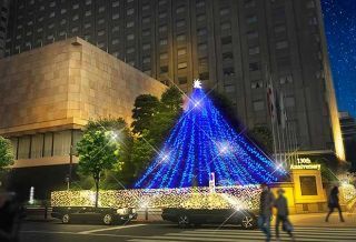 帝国ホテル東京 クリスマスツリー＆イルミネーション写真１