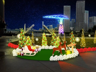 アーバンドック ららぽーと豊洲「クリスマスイルミネーション」写真１