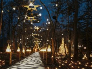 軽井沢高原教会 星降る森のクリスマス写真２