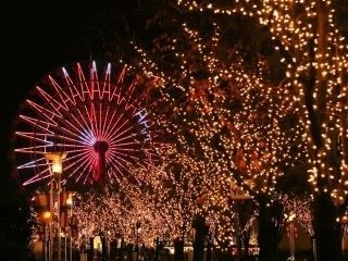 神戸ガス燈通りのイルミネーション写真１