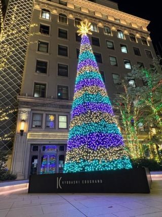 京橋エドグラン クリスマスイルミネーション写真１