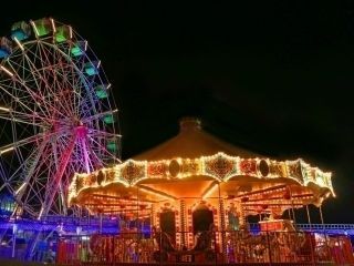 マザー牧場 イルミネーション 光の花園写真２