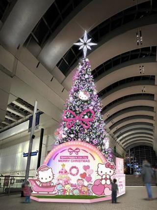 クイーンズスクエア横浜クリスマス Hello Kitty Happy Christmas写真２