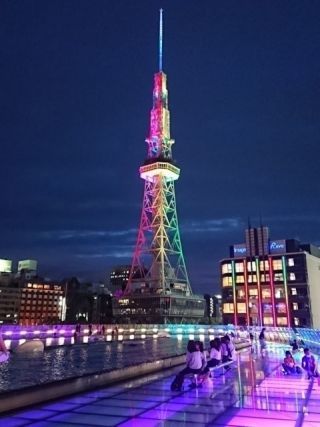 中部電力 MIRAI TOWERライトアップの写真３