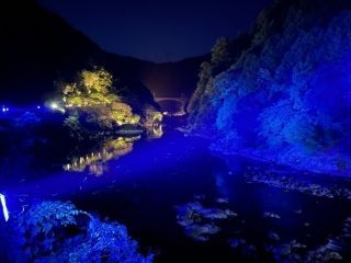 嵯峨野観光鉄道ライトアップ&イルミネーション「光の幻想列車」の写真３