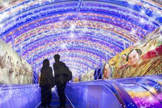 レオマウィンターイルミネーション「マツケンイルミナイト」写真２