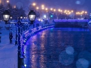 青の運河写真１