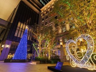 京橋エドグラン クリスマスイルミネーション写真１