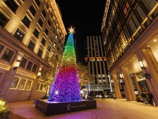 京橋エドグラン クリスマスイルミネーション写真２