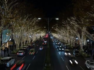 表参道 フェンディ イルミネーション写真１