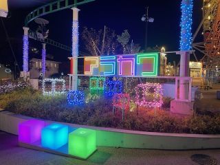 あらかわ遊園イルミネーション写真２