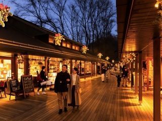 軽井沢星野エリアのクリスマス写真1