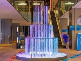 あべのハルカス 天空のイルミネーション写真２