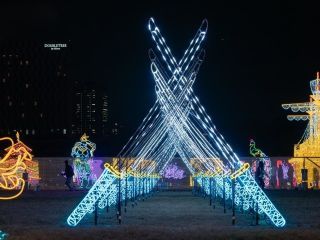 大阪城イルミナージュ写真2