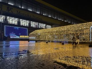 JR盛岡駅&フェザン ウインターイルミネーションの写真３