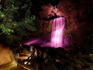 天ヶ瀬温泉ライトアップ写真１