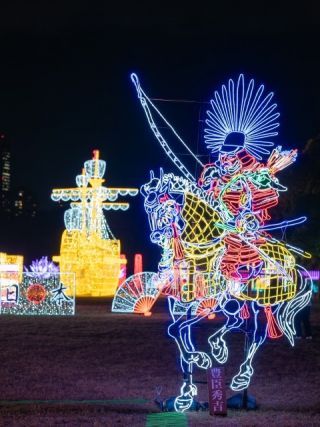 大阪城イルミナージュ「天下一統 光の章」写真２