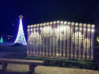 三間の中山池自然公園イルミネーション写真1