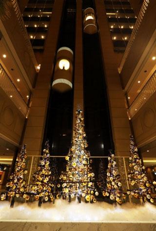 神戸メリケンパークオリエンタルホテル イルミネーション写真１