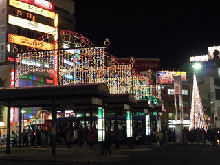 JR赤羽駅東口イルミネーション写真１