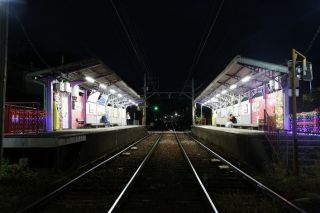 八瀬比叡山口駅イルミネーション 「Illumi-station」の写真４