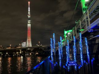 東京下町回遊 竹あかり写真２