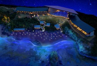 イルミーバンタ 海辺の夜あかり写真1