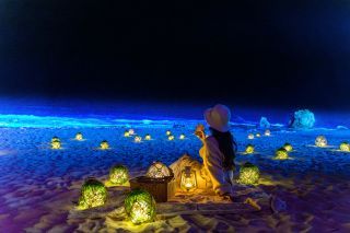 イルミーバンタ 海辺の夜あかり写真2
