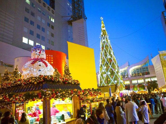 21年度中止 ドイツ クリスマスマーケット大阪21 イルミネーション特集