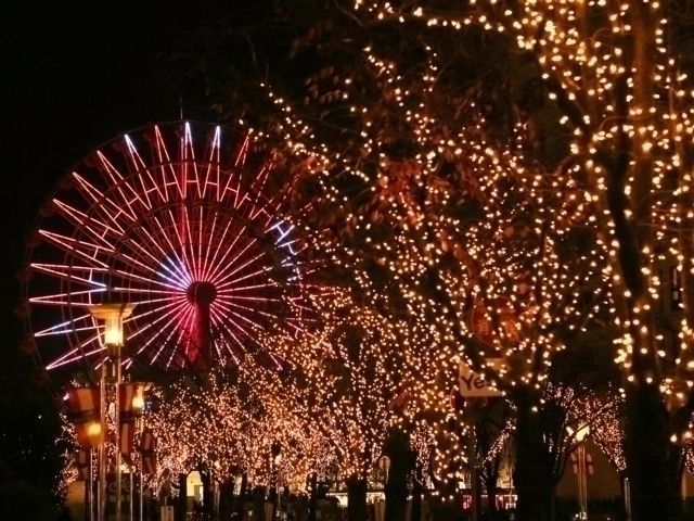 神戸ガス燈通りのイルミネーション