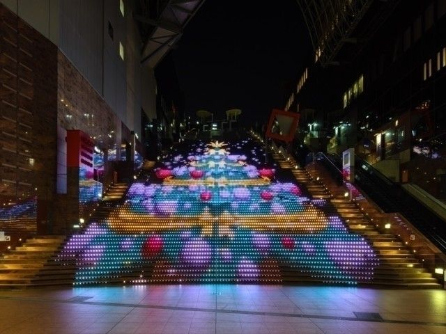 京都駅ビル グラフィカルイルミネーションPlus