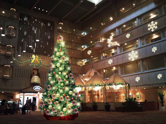 京都センチュリーホテルの クリスマスイルミネーション イルミネーション特集