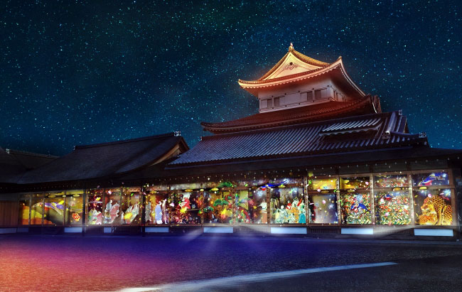 名古屋城 Naked Night Castle Owari Edo Fantasia イルミネーション特集