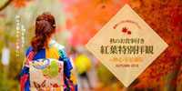 『退蔵院・お食事付き紅葉特別拝観』プランで禅宗古刹で精進料理と着物を楽しむ