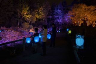 髙橋匡太　「Glow with Night Garden Project in Rokko 提灯行列ランドスケープ」2019年